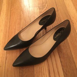 Cole Haan - Pointed Toe Pumps, Black leather, 8.5